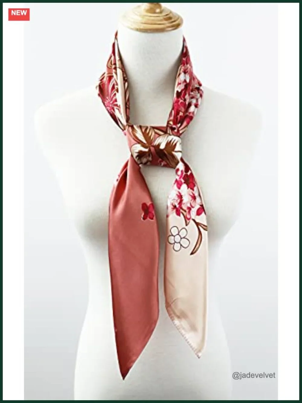 Satin Head Scarf for Women Silk Like Hair Wrap 35x35